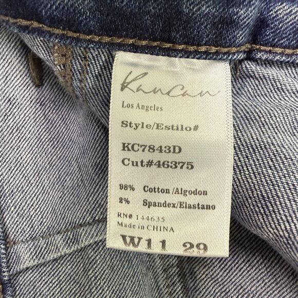 KanCan Women's Avery Straight Cargo Pocket Jeans, Sz 11 (29), Mid Rise, Stretch - Picture 15 of 16
